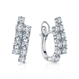 Серьги из белого золота Cold Diamonds