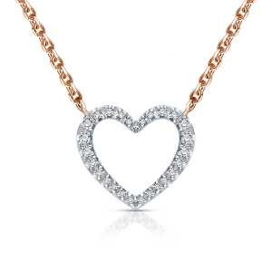 Золотое шейное украшение с бриллиантами природными