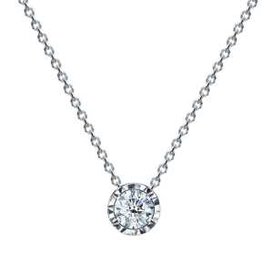 Золотое шейное украшение с бриллиантами природными