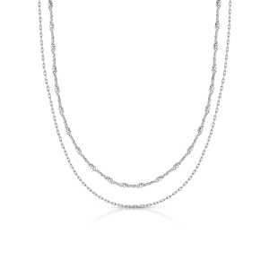 Колье из серебра
